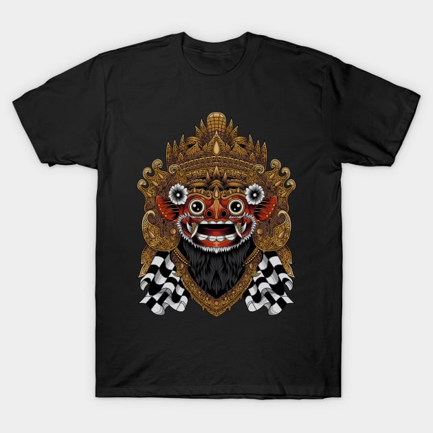 Barong balinese mask T-Shirt by Marciano Graphic